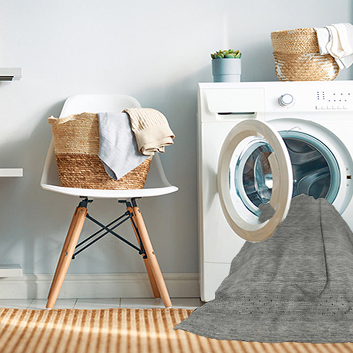 Machine Washable Contemporary Dark Gray Rug in a Washing Machine, wshcon2354