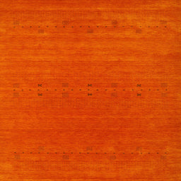 Sideview of Machine Washable Contemporary Red Rug, wshcon2356