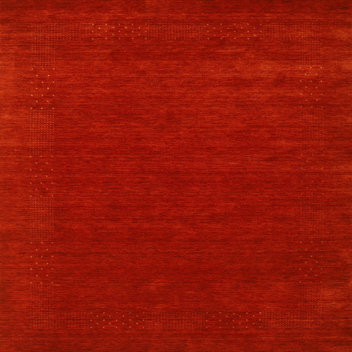 Sideview of Machine Washable Contemporary Neon Red Rug, wshcon2357