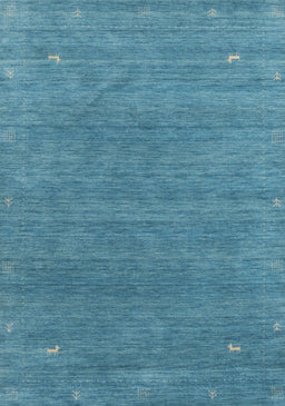 Contemporary Blue Ivy Blue Modern Rug, con2358