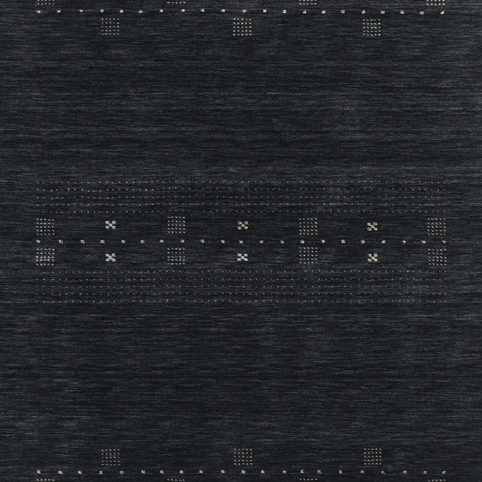 Machine Washable Contemporary Gunmetal Green Rug, wshcon2359