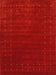 Contemporary Red Modern Rug, con2362