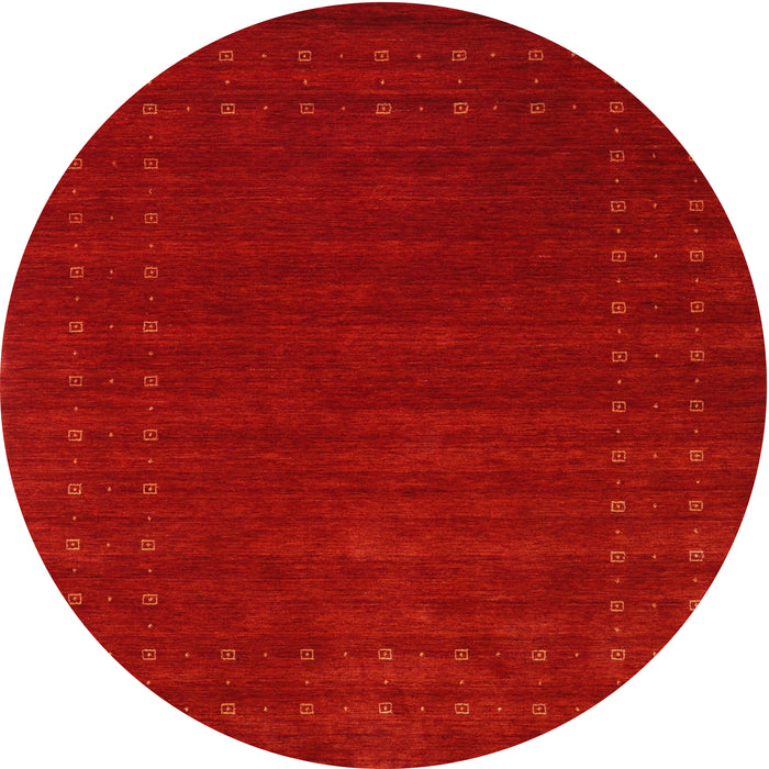 Sideview of Contemporary Red Modern Rug, con2362