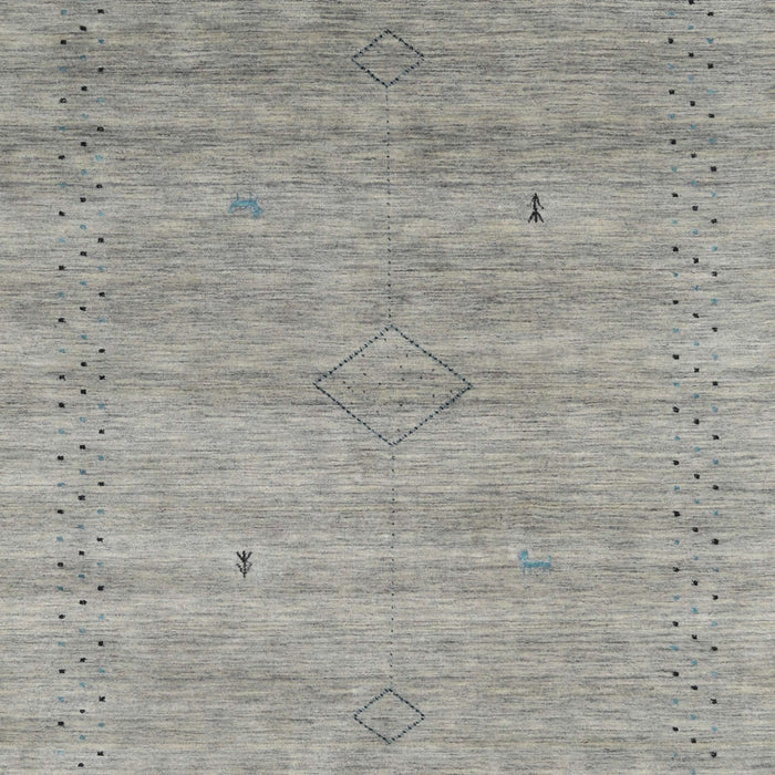 Machine Washable Contemporary Dark Gray Rug, wshcon2363