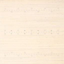 Square Contemporary Beige Solid Rug, con2365