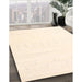 Machine Washable Contemporary Moccasin Beige Rug in a Family Room, wshcon2365