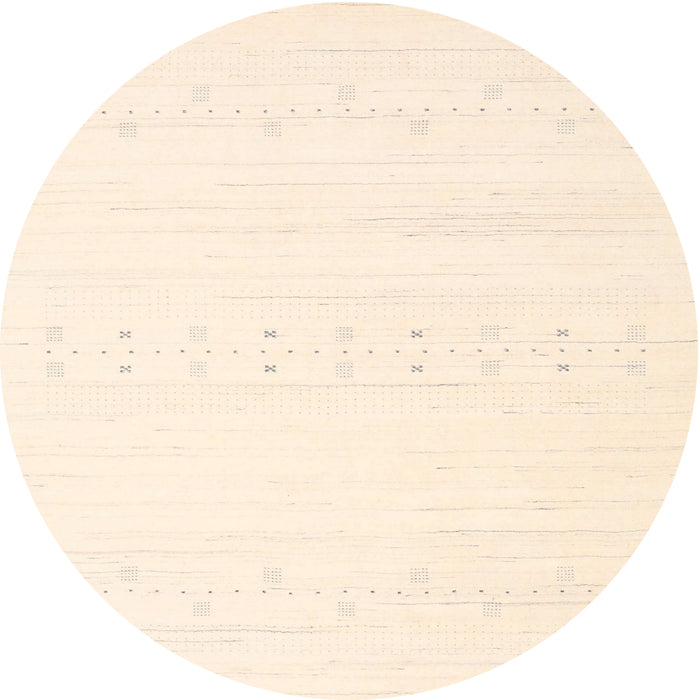 Sideview of Contemporary Beige Solid Rug, con2365