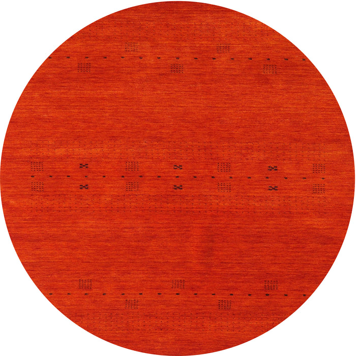 Sideview of Contemporary Red Modern Rug, con2366