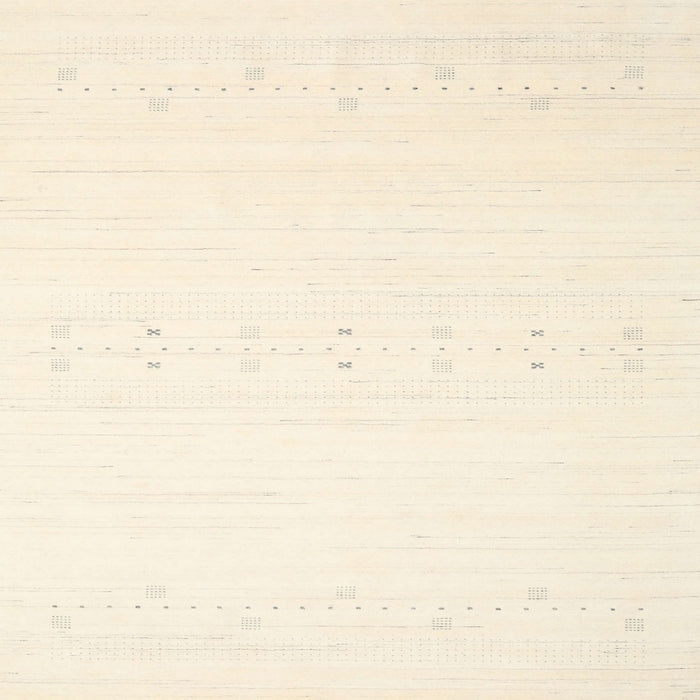 Sideview of Machine Washable Contemporary Peach Beige Rug, wshcon2367