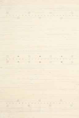 Contemporary Peach Beige Solid Rug, con2367