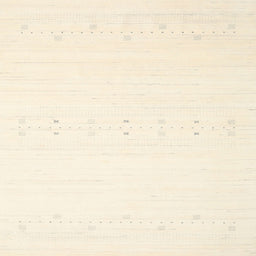 Square Contemporary Peach Beige Solid Rug, con2367