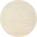 Square Machine Washable Contemporary Vanilla Gold Rug, wshcon2369