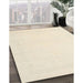 Machine Washable Contemporary Vanilla Gold Rug in a Family Room, wshcon2369