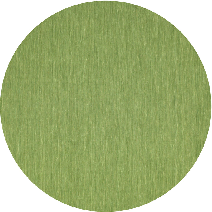 Square Machine Washable Contemporary Green Rug, wshcon236