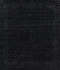 Machine Washable Contemporary Black Rug, wshcon2370