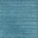 Square Contemporary Blue Ivy Blue Modern Rug, con2371