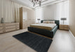 Machine Washable Contemporary Gunmetal Green Rug in a Bedroom, wshcon2372