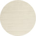 Sideview of Contemporary Light Gold Solid Rug, con2373