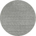 Sideview of Contemporary Dark Gray Modern Rug, con2376