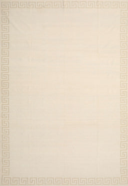 Machine Washable Contemporary Navajo White Rug, wshcon2377