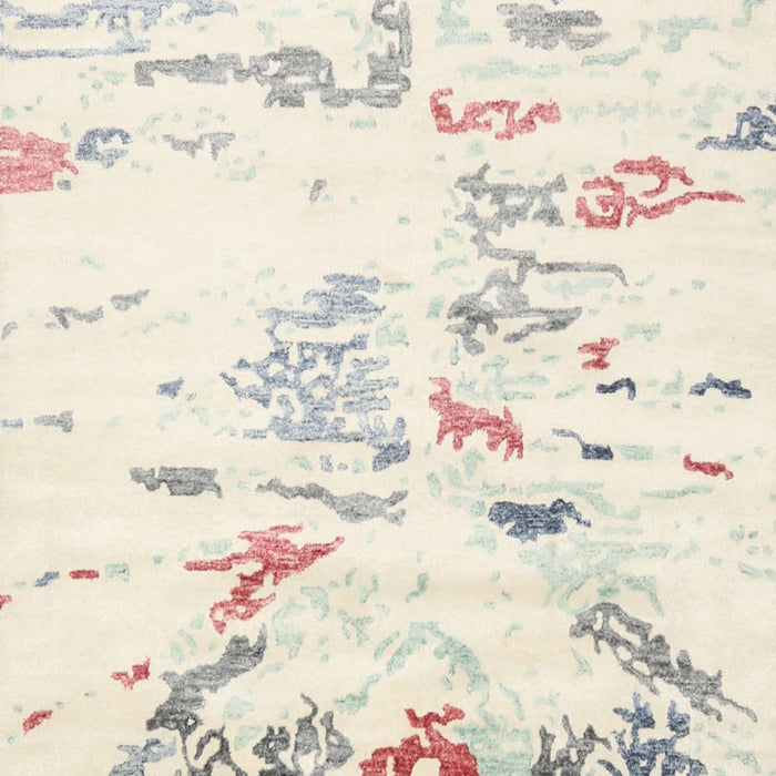 Machine Washable Contemporary Desert Sand Beige Rug, wshcon2378