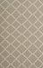 Contemporary Light French Beige Brown Trellis Rug, con2379