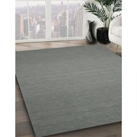 Contemporary Sage Green Modern Rug, con237