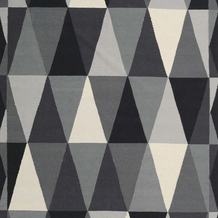 Machine Washable Contemporary Dark Gray Rug, wshcon2385