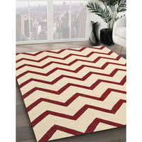 Contemporary Golden Blonde Gold Modern Rug, con2386