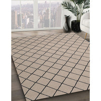 Contemporary Tan Brown Modern Rug, con2387