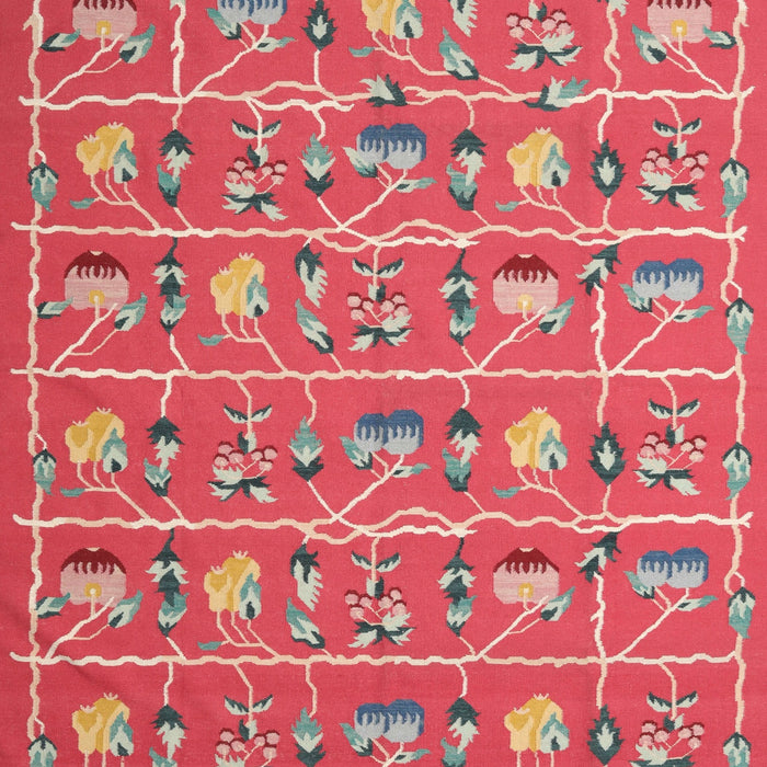 Contemporary Red Modern Rug, con2389