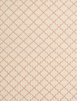 Contemporary Navajo White Gold Trellis Rug, con2393