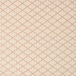 Square Contemporary Navajo White Gold Trellis Rug, con2393