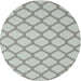 Square Machine Washable Contemporary Silver Gray Rug, wshcon2394