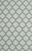 Contemporary Silver Gray Trellis Rug, con2394