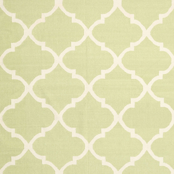 Contemporary Khaki Gold Trellis Rug, con2396