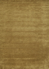 Machine Washable Contemporary Dark Golden Brown Rug, wshcon23