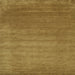 Sideview of Machine Washable Contemporary Dark Golden Brown Rug, wshcon23