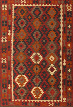 Machine Washable Contemporary Saddle Brown Rug, wshcon2400