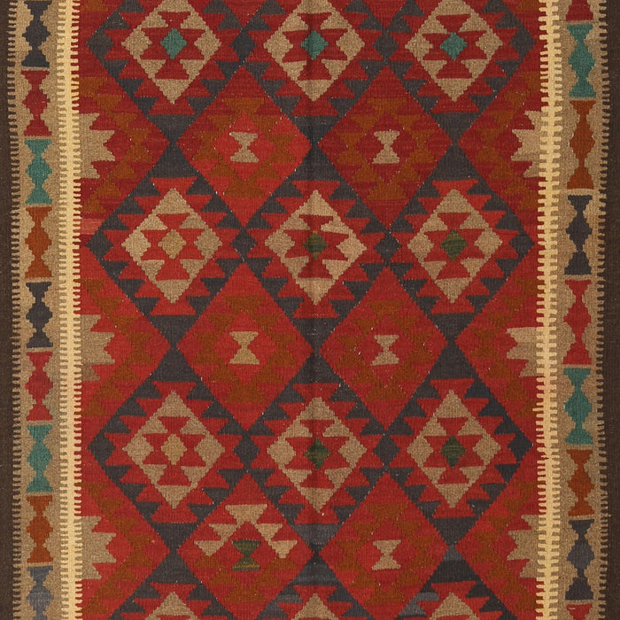 Contemporary Sienna Brown Oriental Rug, con2404