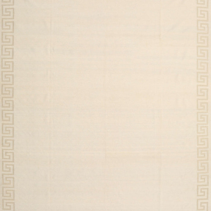 Contemporary Navajo White Gold Solid Rug, con2406