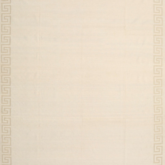 Contemporary Navajo White Gold Solid Rug, con2407