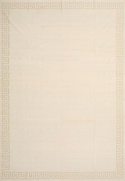 Machine Washable Contemporary Navajo White Rug, wshcon2408