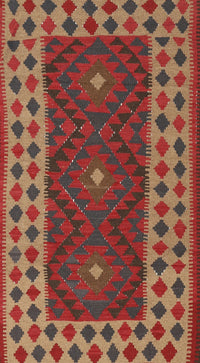 Machine Washable Contemporary Red Rug, wshcon2410