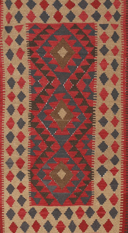 Machine Washable Contemporary Red Rug, wshcon2410