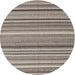 Sideview of Contemporary Tan Brown Modern Rug, con2411