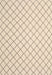 Machine Washable Contemporary Navajo White Rug, wshcon2415