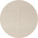 Square Machine Washable Contemporary Light French Beige Brown Rug, wshcon2419