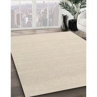 Contemporary Desert Sand Beige Solid Rug, con2422