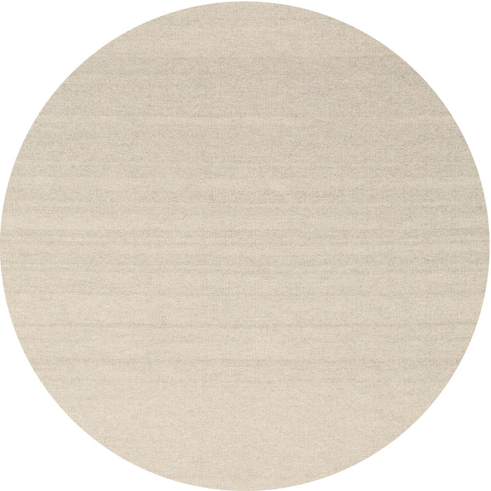 Sideview of Contemporary Desert Sand Beige Solid Rug, con2422